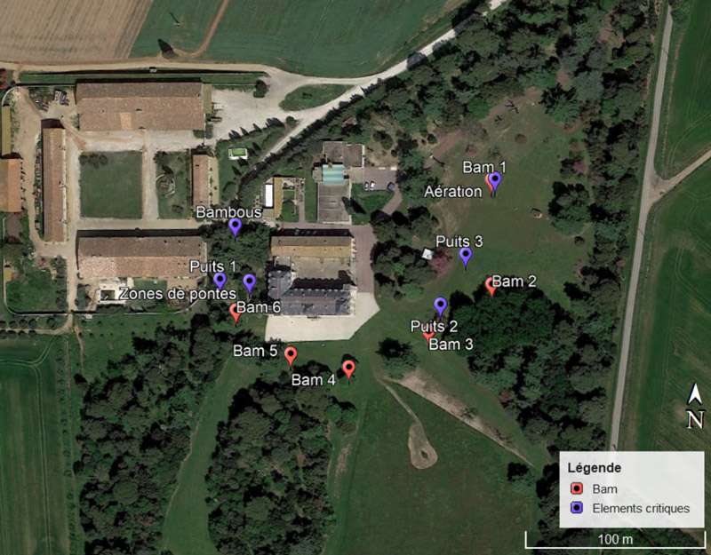 Implantation des bornes anti-moustiques Qista Smart Bam au château d'Espeyran